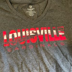 Louisville Cardinals v-neck tee